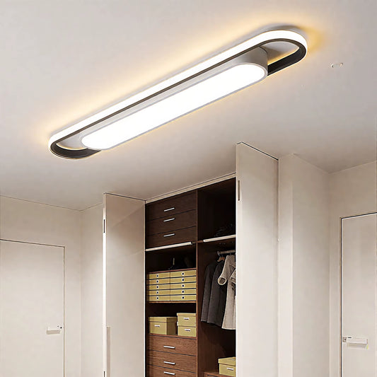 LED Ceiling Light 220V 41CM Rectangular Strip Light Modern Minimalist Home Decor Corridor Light for Stairwells Entrance Balcony