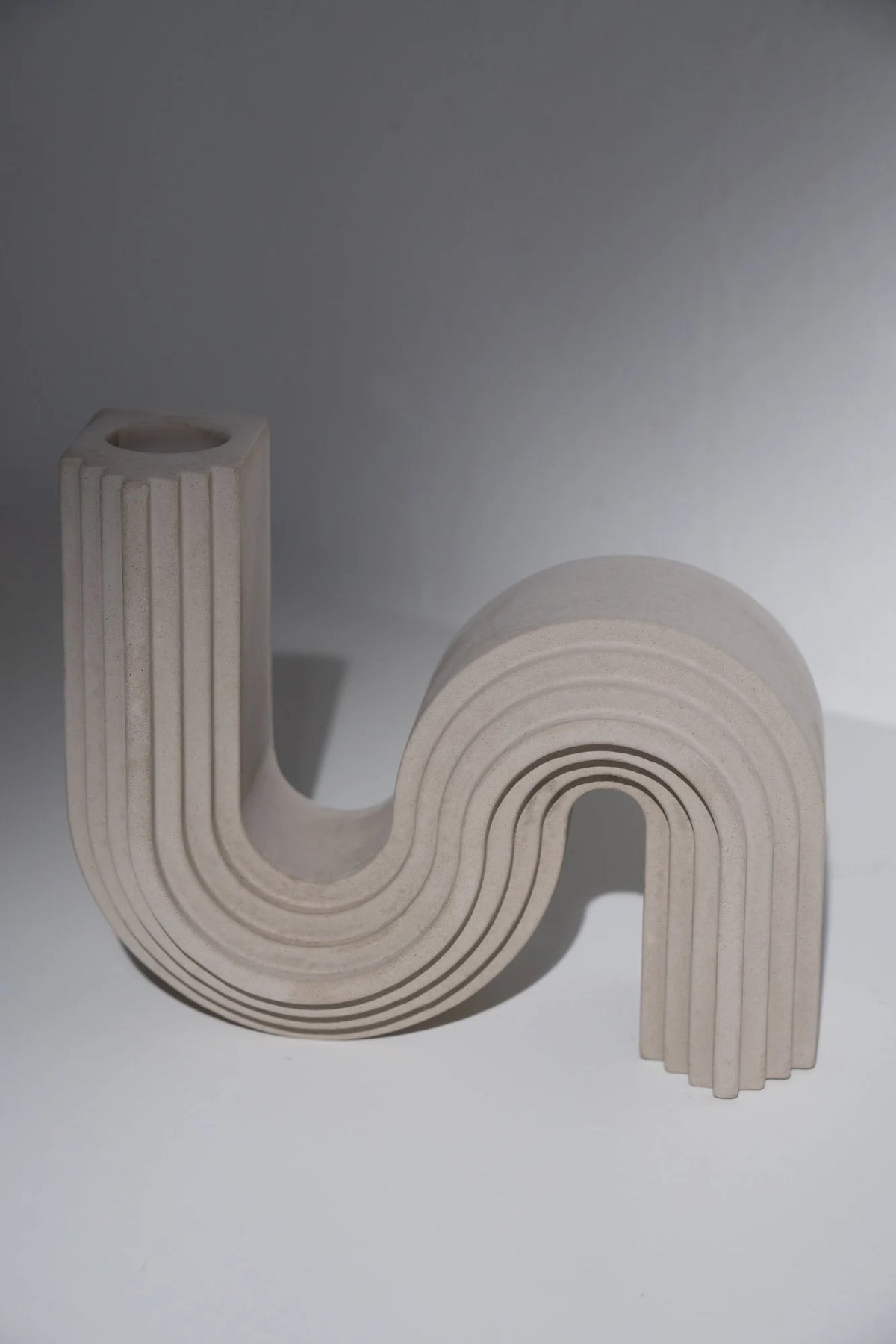 Concrete Taper Candle Holder|Nordic Candlestick Holder|Wavy Candle Stick Holders|Modern Concrete Decor|Minimalist Home Decor|New Home Gift